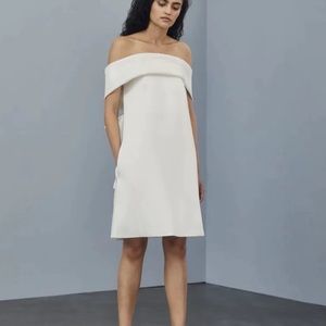 Amsale Little White Dress LW165